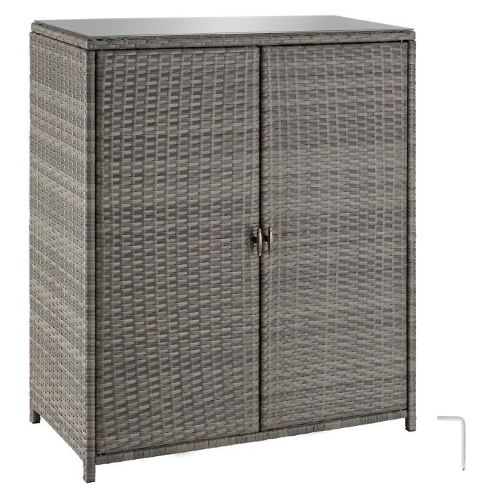 Haveopbevaringsskab i aluminium Monza