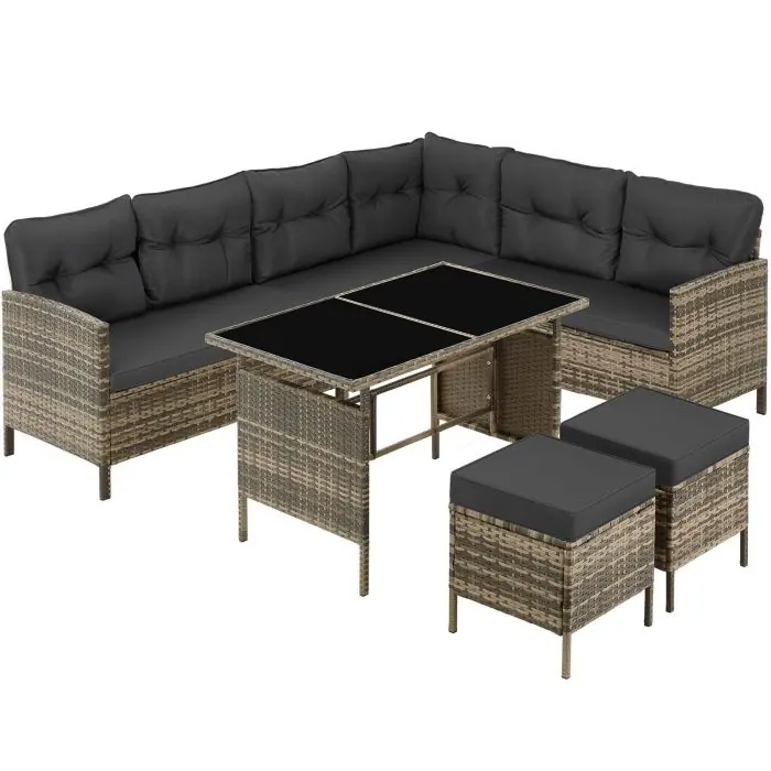 Polyrattan havemøbelsæt  Barletta