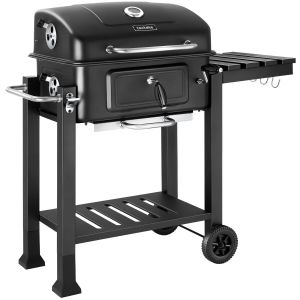 Tr&aelig;kulsgrill Florian med 2 hjul, justerbar kulbakke