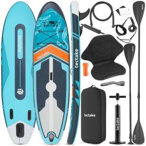 2-i-1 stand-up-paddleboard, 288 cm, oppusteligt, komplet s&aelig;t