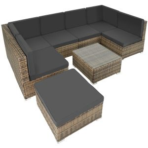 Polyrattan lounges&aelig;t Venedig