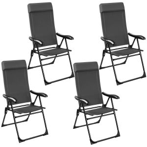Foldbar campingstol M&uuml;ritz med hovedpude