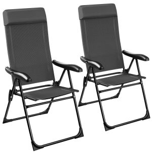 Foldbar campingstol M&uuml;ritz med hovedpude