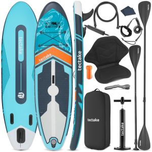 2-i-1 stand-up-paddleboard, 288 cm, oppusteligt, komplet s&aelig;t