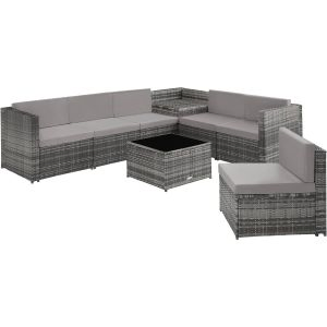 Polyrattan lounges&aelig;t Verona