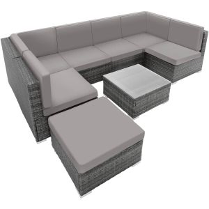 Polyrattan lounges&aelig;t Venedig